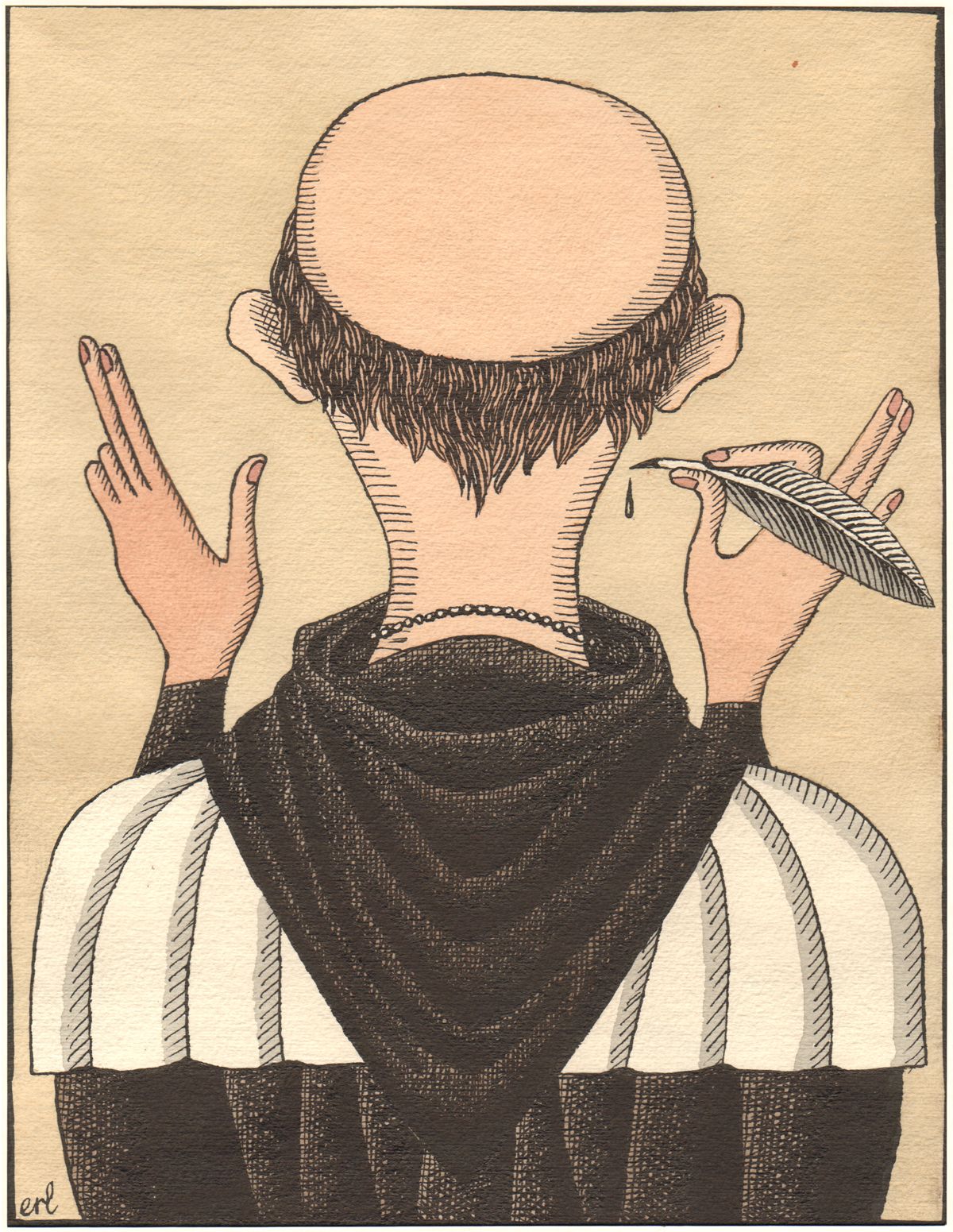 Eryk Lipiński, Karykatura Galla Anonima,