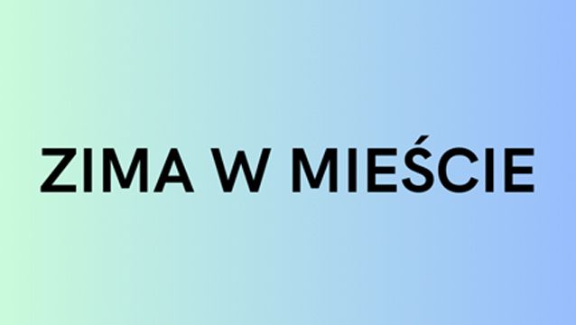 Zima w miescie